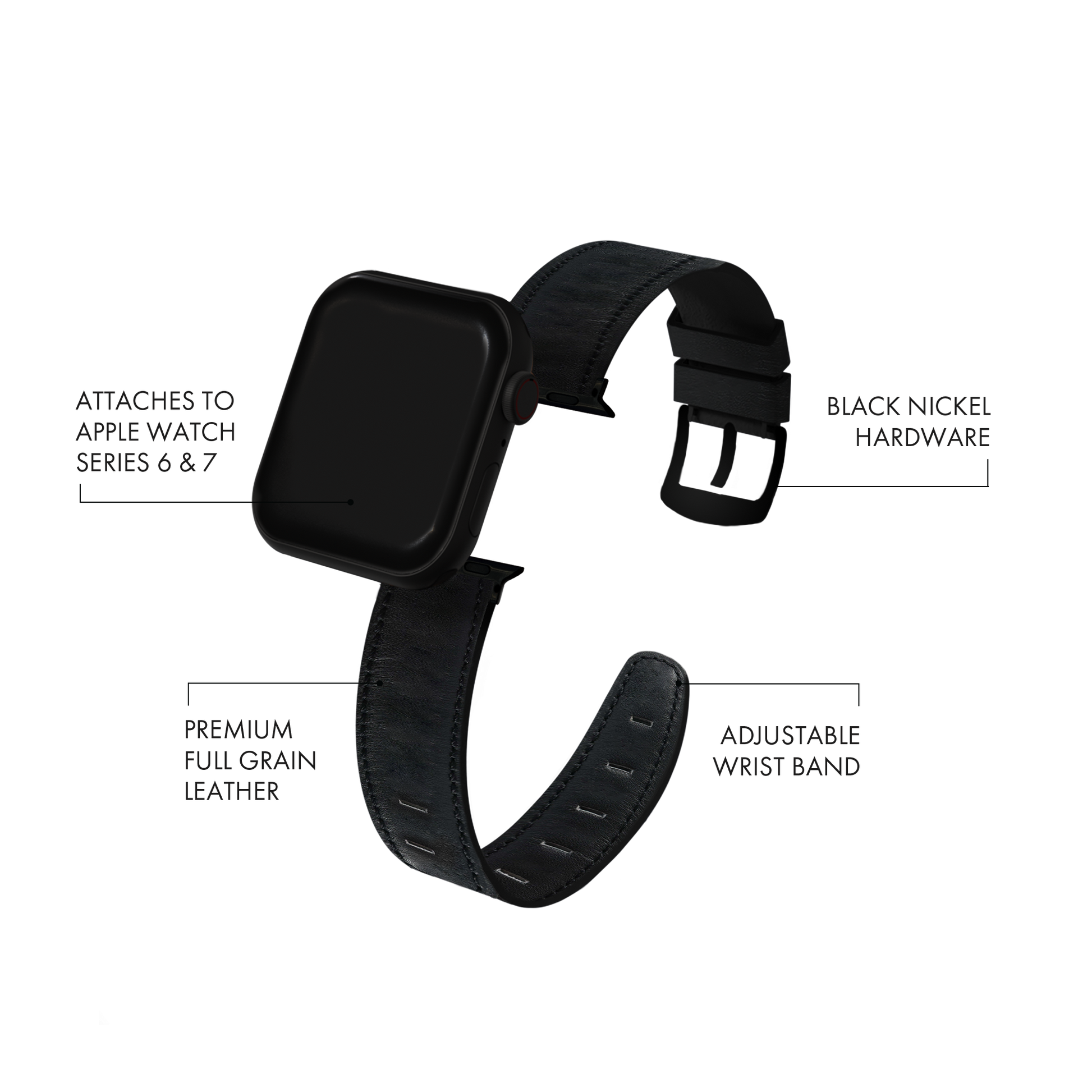 Midnight Black / Small (38-41mm)
